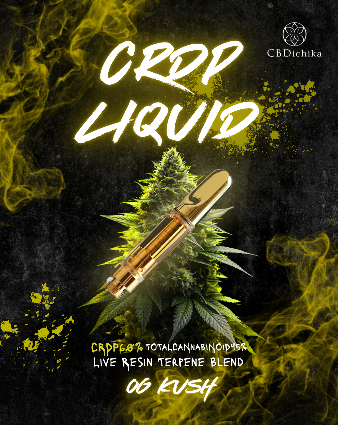 【CRDPリキッド】麻由来テルペン CRD CBD CBG配合 CBDichika