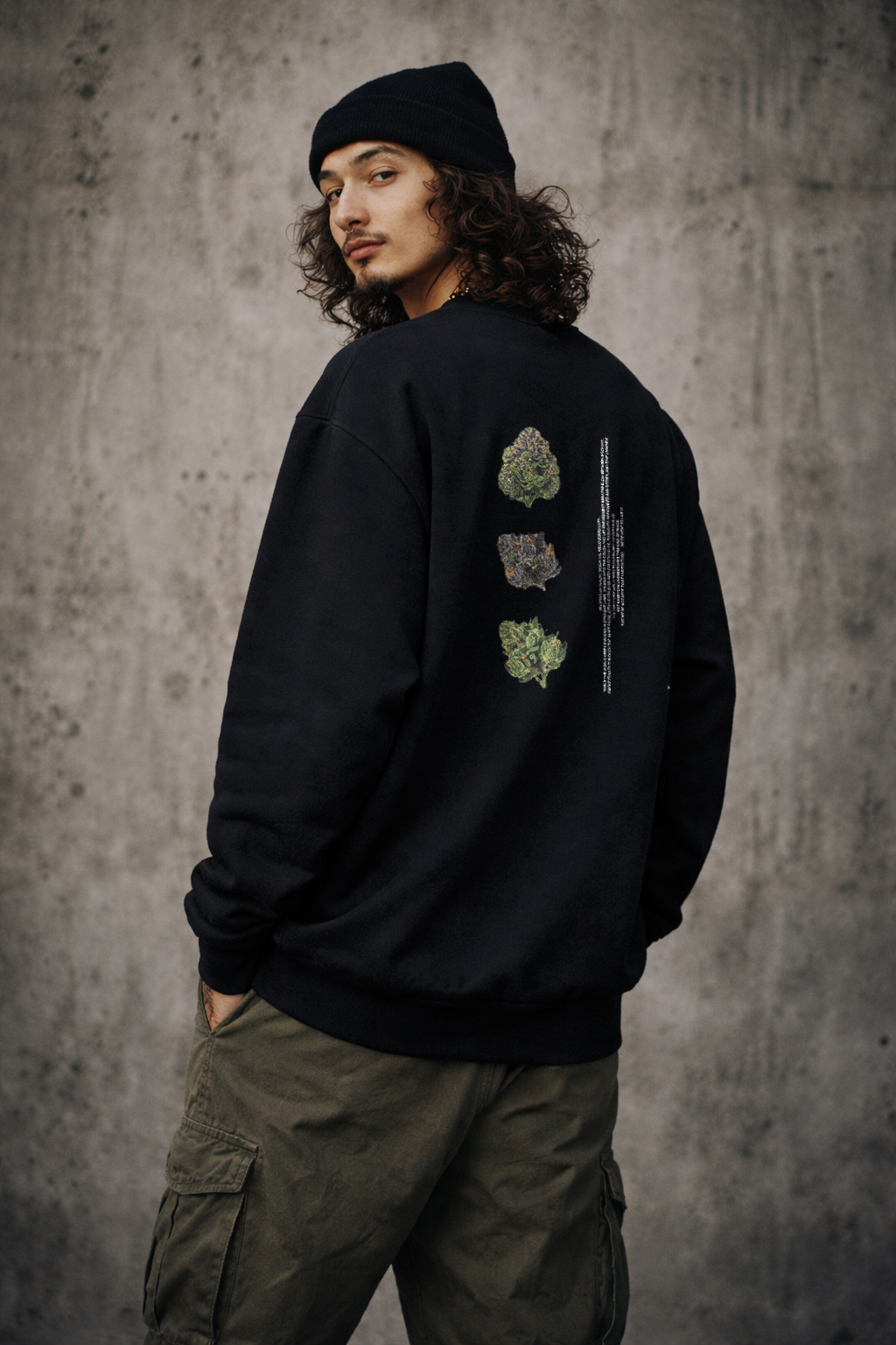 CBDichika Triple Weed  スウェット大麻デザイン